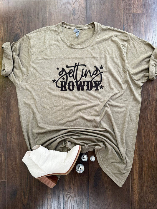 Getting Rowdy/Getting Hitched Bachelorette Tees - One June Day Collection