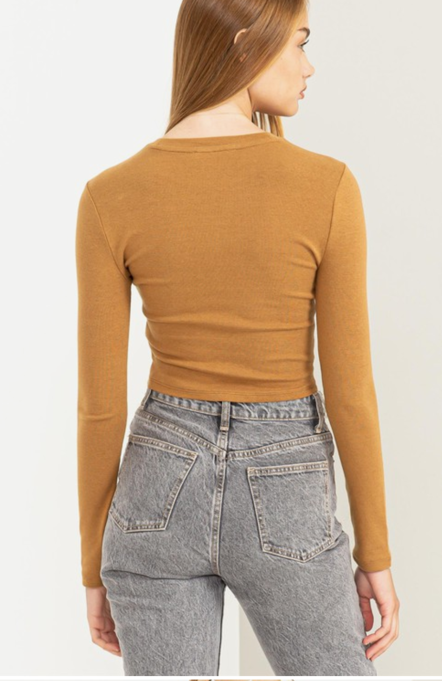 Comfy Long Sleeve Crop Top - Fall Collection